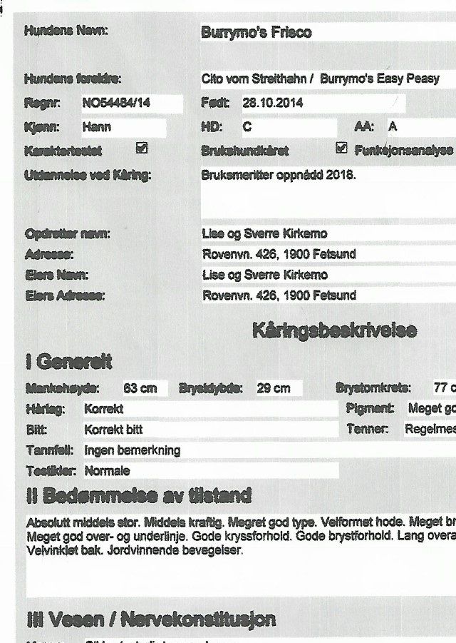 Avlskåringssertifikat s. 1